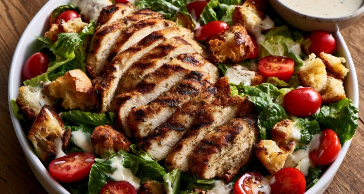 Hairy Bikers Chicken Caesar salad