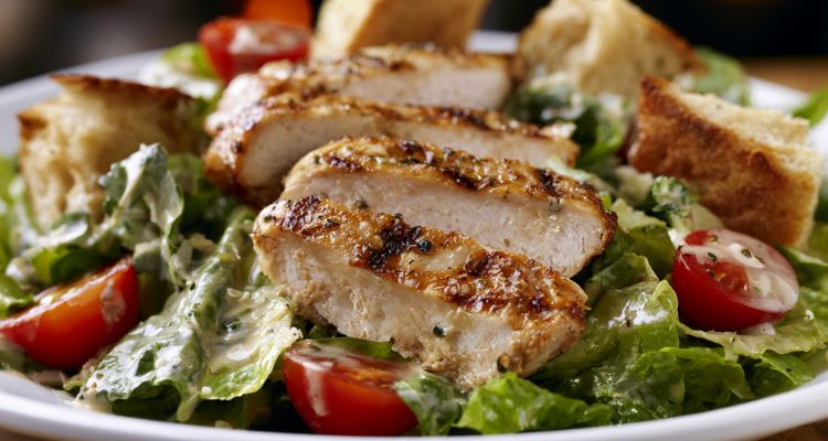 Hairy Bikers Chicken Caesar salad