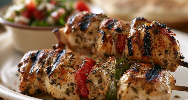 Hairy Bikers Chicken Skewers With Oregano