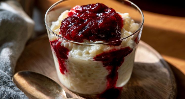Hairy Bikers Plum Rice Pudding