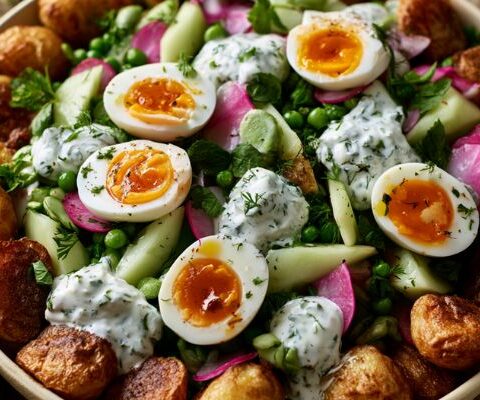 Jamie Oliver Crispy Potato And Egg Salad