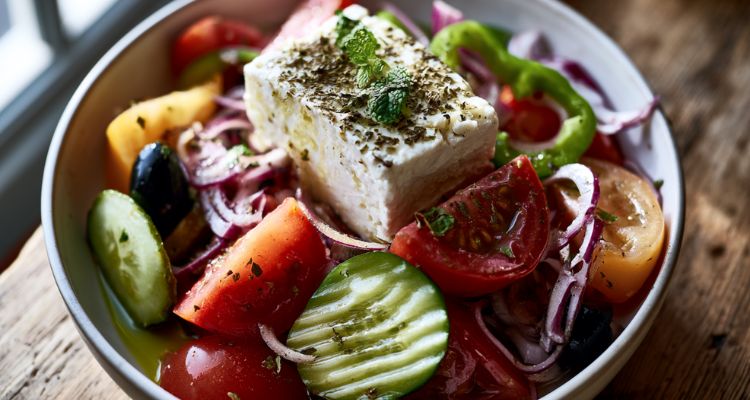 Jamie Oliver Olives Greek salad