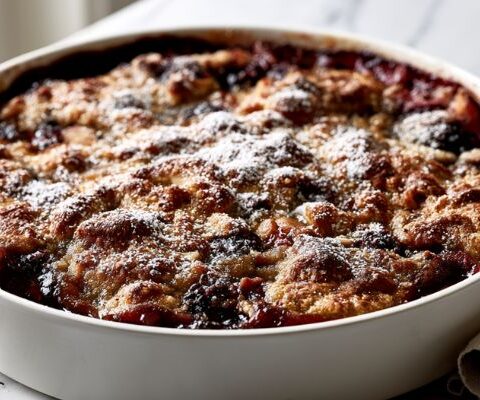 Mary Berry Apple and Blackberry Cobbler