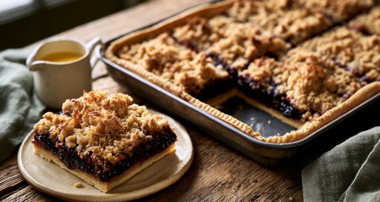 Mary Berry Blackberry and Apple Crumble Pie