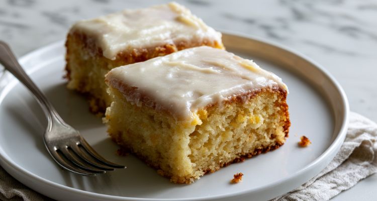 Mary Berry Iced Lemon Traybake