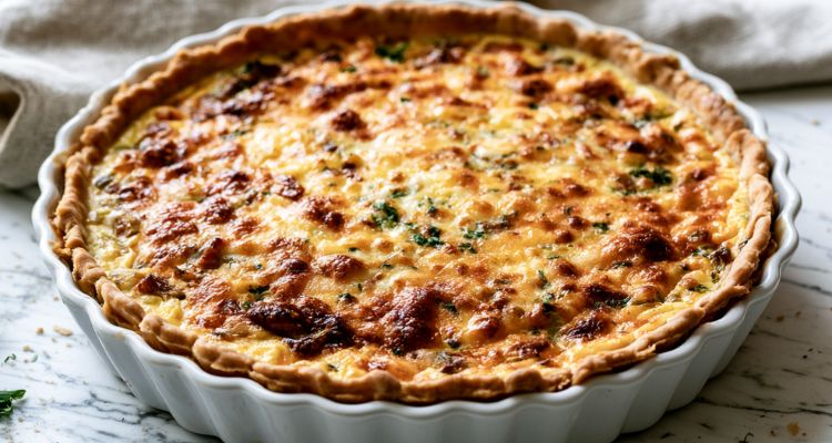 Mary Berry Leek and Bacon Quiche