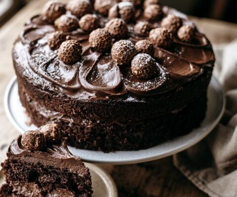 Mary Berry Malted Chocolate Cake