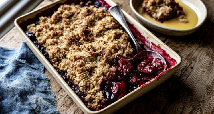 Mary Berry Plum Crumble