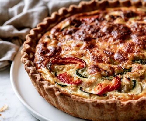 Mary Berry Roasted Vegetable Quiche
