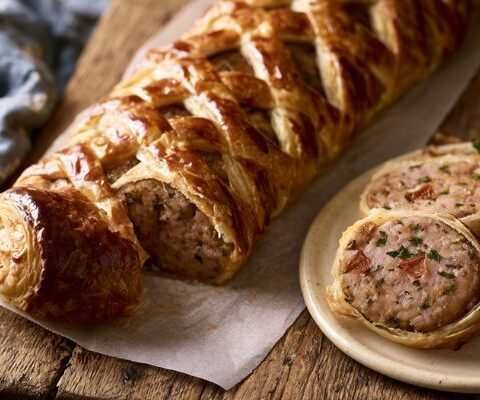 Mary Berry Sausage and Herb Plait