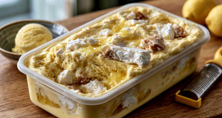 Delia Smith Lemon Meringue Ice Cream