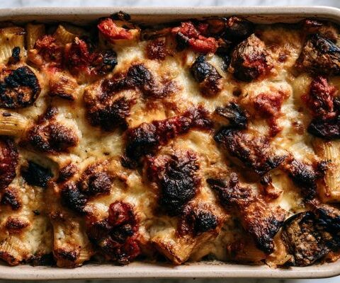 Delia Smith Rigatoni with Roasted Vegetables