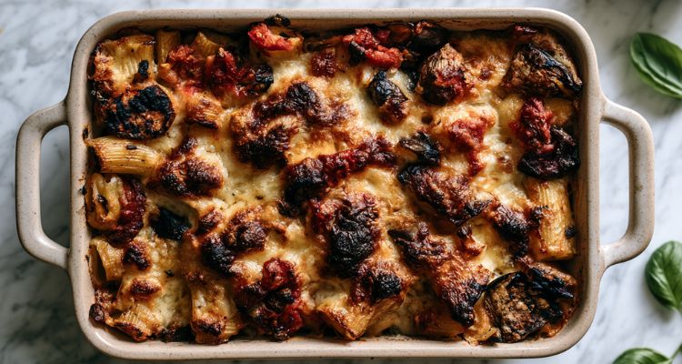 Delia Smith Rigatoni with Roasted Vegetables