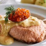 Delia Smith Salmon Steaks With Creme Fraiche Sauce