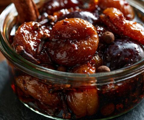 Delia Smith Spiced Pickled Apricots 