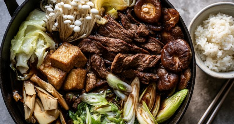 Hairy Bikers Beef Sukiyaki