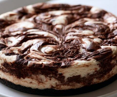 Mary Berry American Chocolate Ripple Cheesecake 1