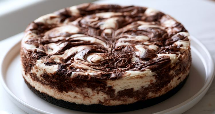 Mary Berry American Chocolate Ripple Cheesecake 1