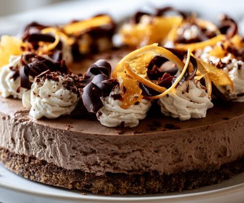 Mary Berry Chocolate Orange Cheesecake 1