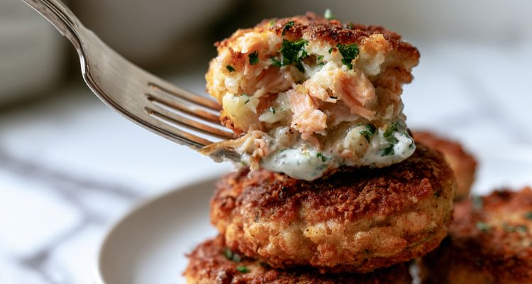Mary Berry Double Salmon Fishcakes with Horseradish Sauce