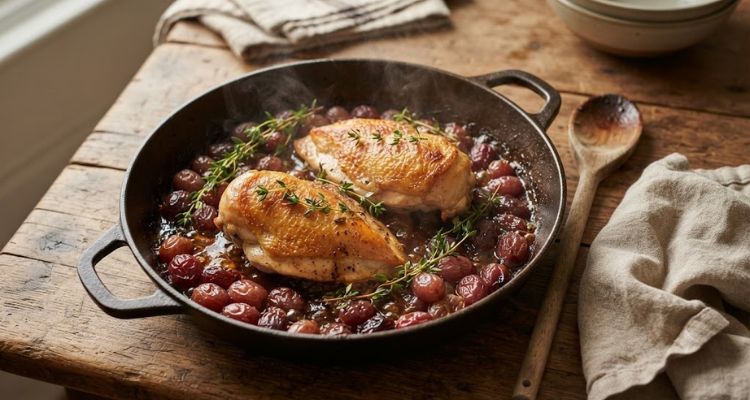Nigella Lawson Chicken With Red Grapes And Marsala