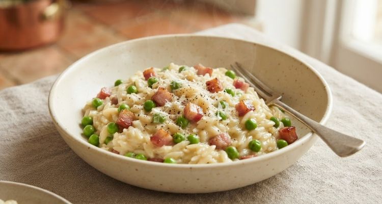 Nigella Lawson Pasta Risotto With Peas And Pancetta