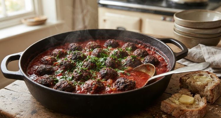 Nigella Lawson’s Black Pudding Meatballs