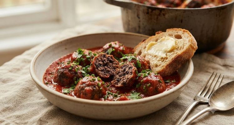 Nigella Lawson’s Black Pudding Meatballs