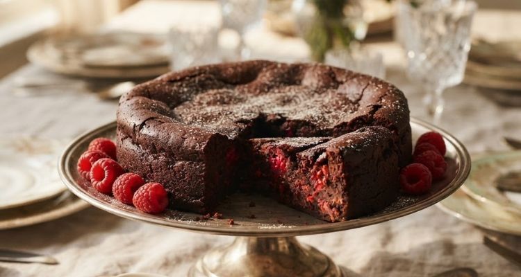 Nigella Lawson’s Chocolate Raspberry Pudding Cake