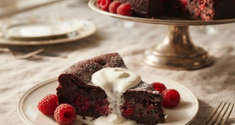 Nigella Lawson’s Chocolate Raspberry Pudding Cake