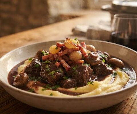 James Martin Beef Bourguignon