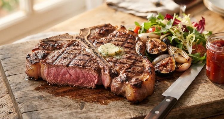 James Martin Chargrilled T-bone Steak
