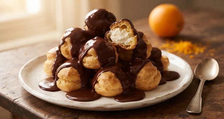 James Martin Chocolate Profiteroles