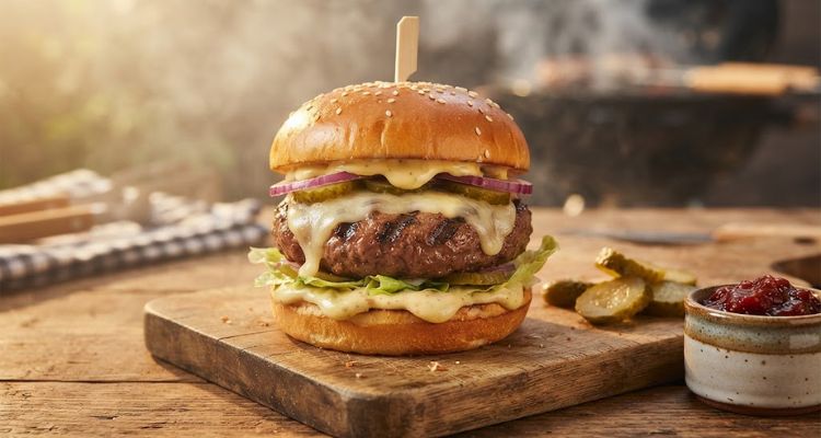 James Martin Ultimate Burger In A Brioche Bun