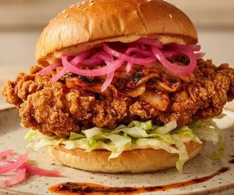 Nigella Lawson Fried Chicken Sandwich