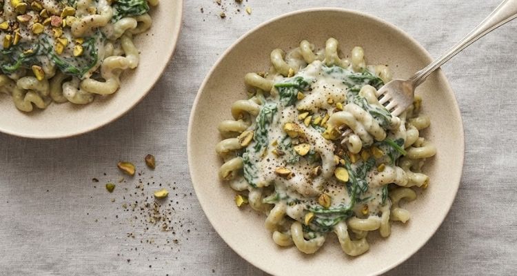 Nigella Lawson Green Pasta With Blue Cheese