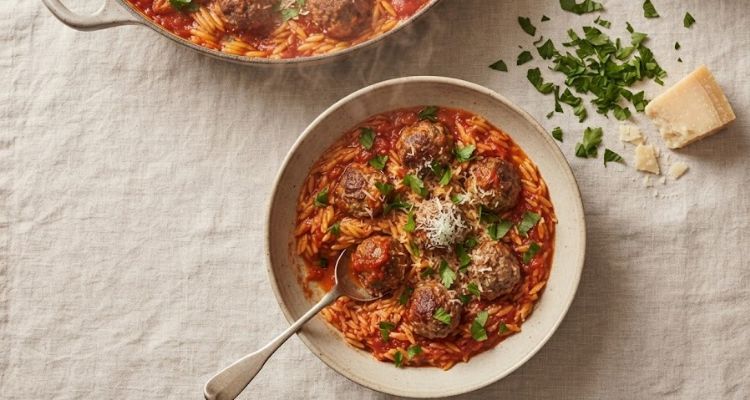 Nigella Lawson Meatballs With Orzo
