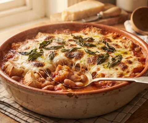 Jamie Oliver Bread & Borlotti Bean Soup