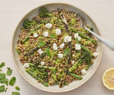 Jamie Oliver Grilled Green Grain Salad