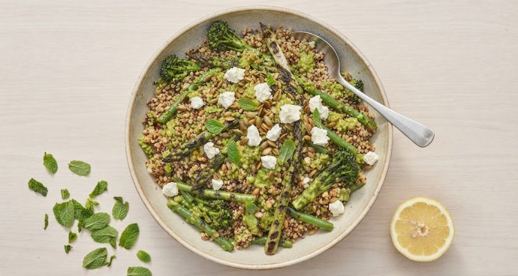Jamie Oliver Grilled Green Grain Salad