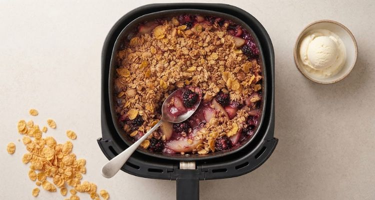 Jamie Oliver Pear & Blackberry Crumble