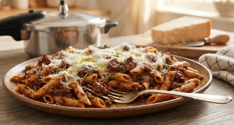 Jamie Oliver Pressure Cooker Bolognese