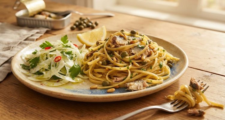 Jamie Oliver Sardine Linguine